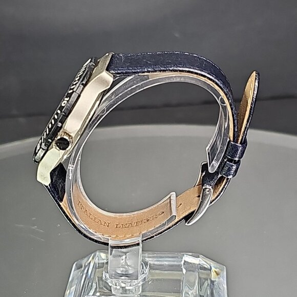 Game Time New York Yankees Agent Series Watch Analog Blue Italian Leather Band - Picture 5 of 12